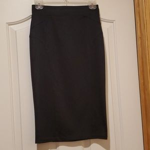 Black pencil skirt